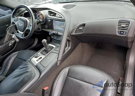 2014 Chevrolet Corvette Stingray Z51 2Lt z USA, uszkodzony, nr VIN 1G1YJ2D7XE5131748